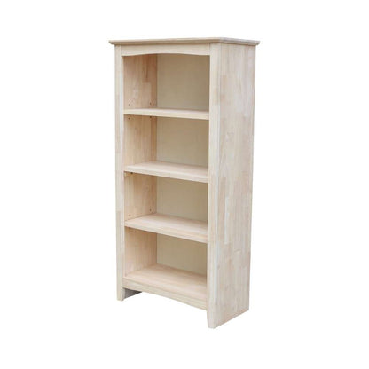 International Concepts - Shaker Bookcase - 48inH - SH-24248A veiw 1