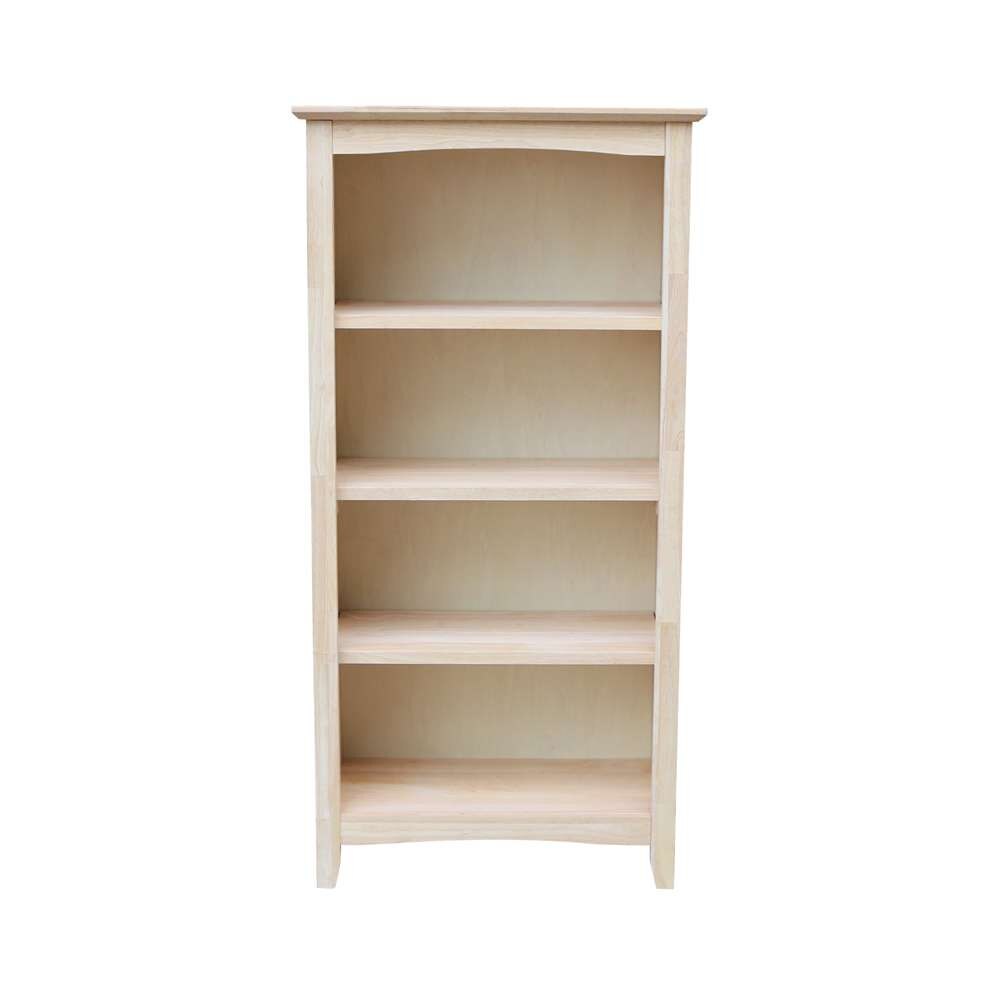 International Concepts - Shaker Bookcase - 48inH - SH-24248A veiw 4