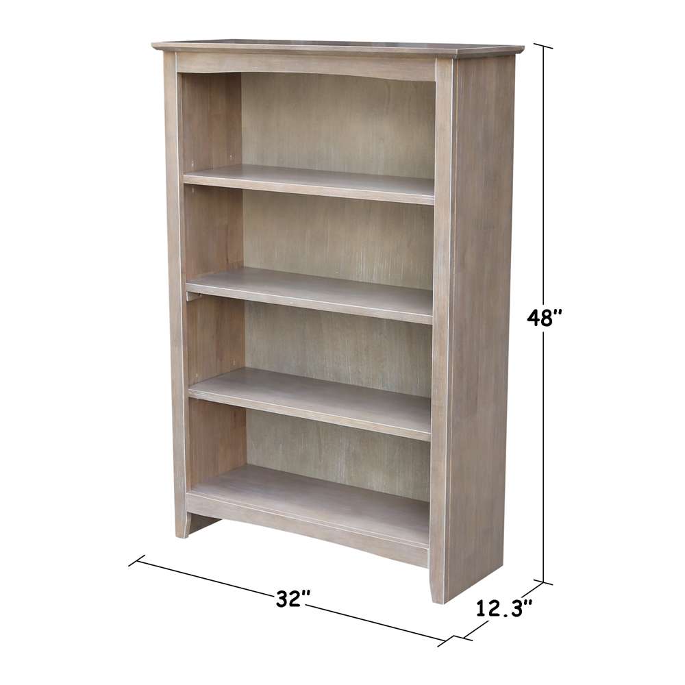 International Concepts - Shaker Bookcase - 48inH - SH09-3224A veiw 3