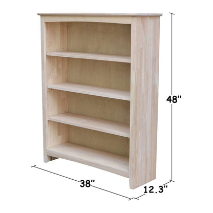International Concepts - Shaker Bookcase - 48inH - SH-38248A veiw 3