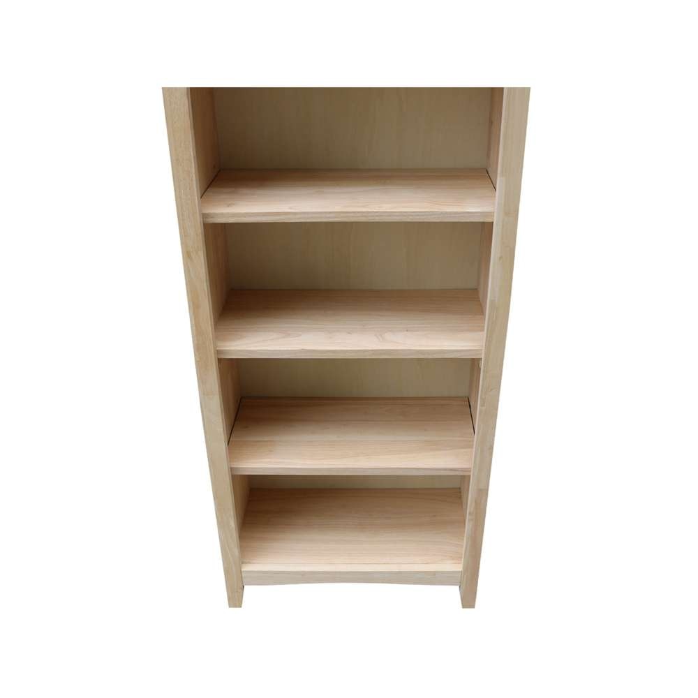 International Concepts - Shaker Bookcase - 60inH - SH-24260A veiw 7