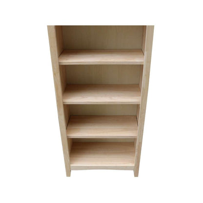 International Concepts - Shaker Bookcase - 60inH - SH-24260A veiw 7