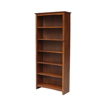 International Concepts - Shaker Bookcase - 72inH - SH581-3227A veiw 1