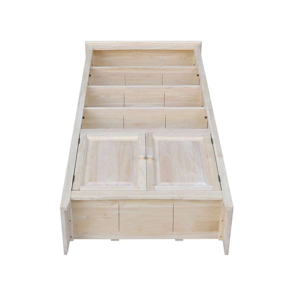 International Concepts - Shaker Bookcase - 72inH with 2 Lower Doors - K-SH-3227A-SH-322D veiw 9