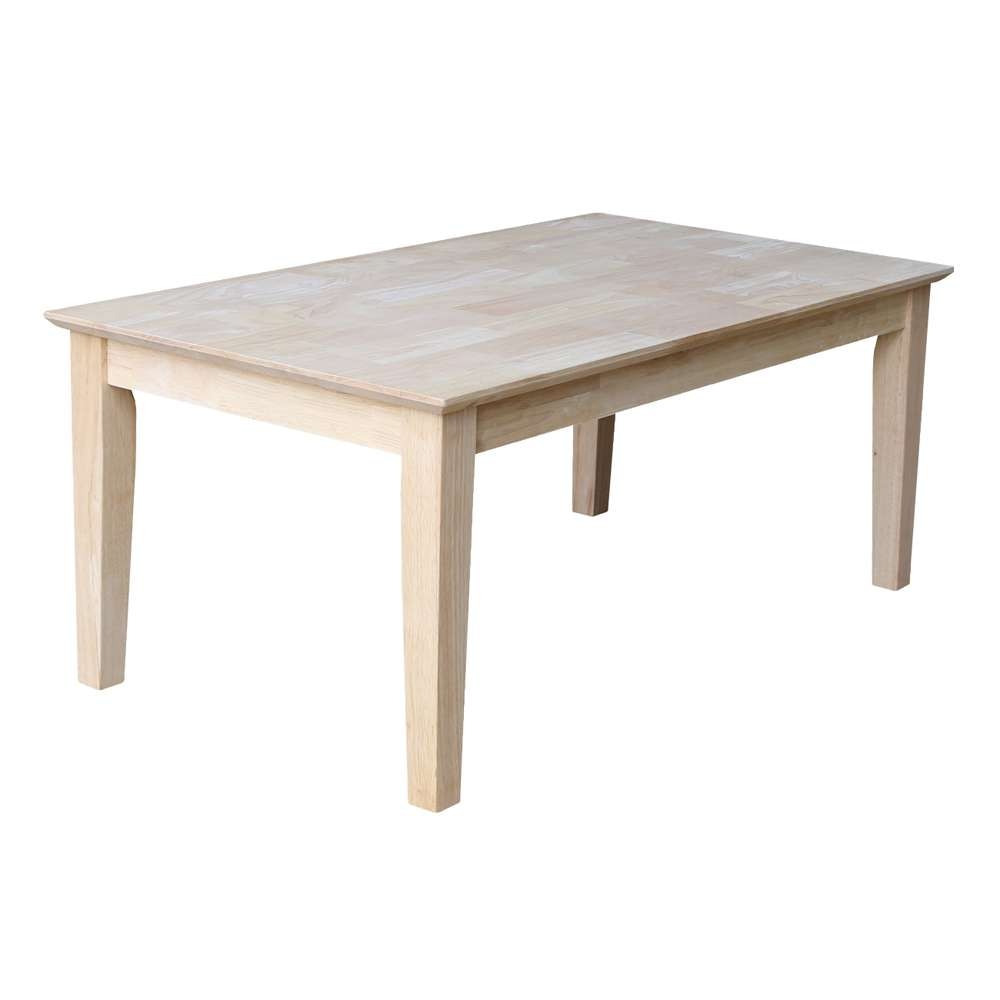International Concepts - Shaker Coffee Table - Tall - OT-9TC veiw 3