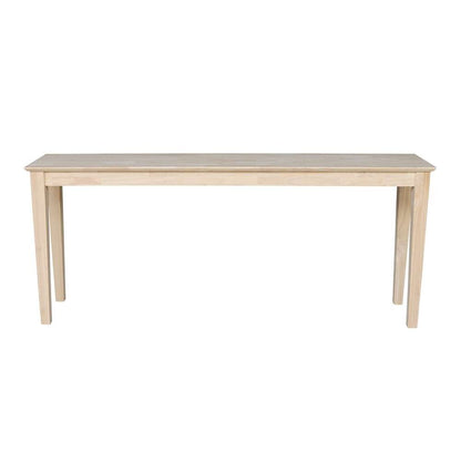 International Concepts - Shaker Console Table - Extended Length-72in - OT-9S-72 veiw 3