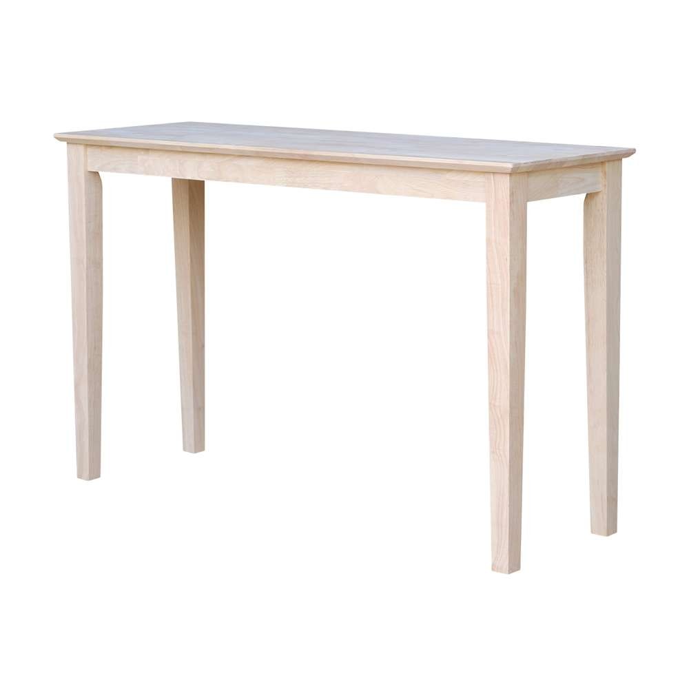 International Concepts - Shaker Console Table - Standard Length - OT-9S veiw 1