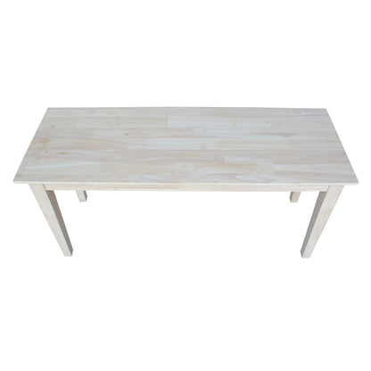 International Concepts - Shaker Style Bench - BE-39 veiw 4