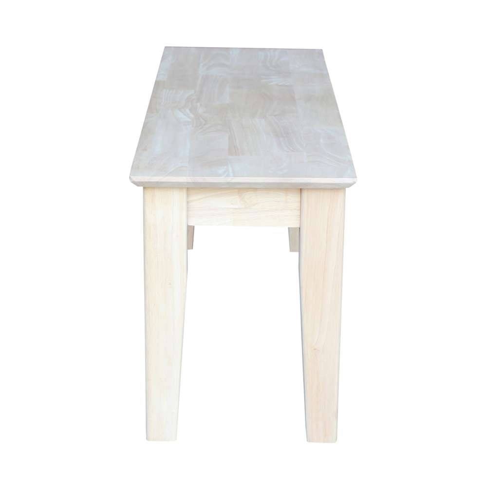 International Concepts - Shaker Style Bench - BE-47S veiw 3