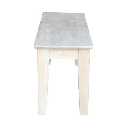 International Concepts - Shaker Style Bench - BE-47S veiw 3