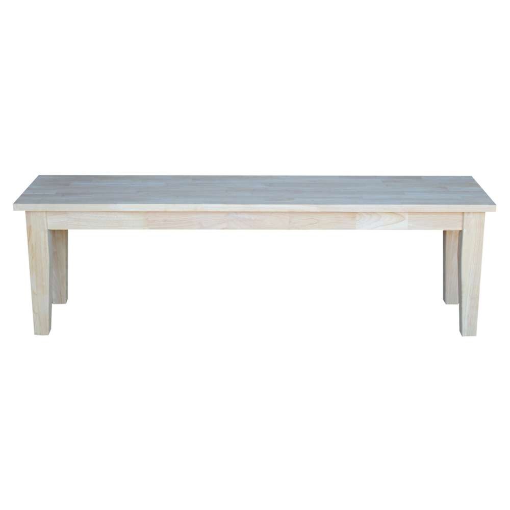 International Concepts - Shaker Style Bench - BE-60S veiw 3