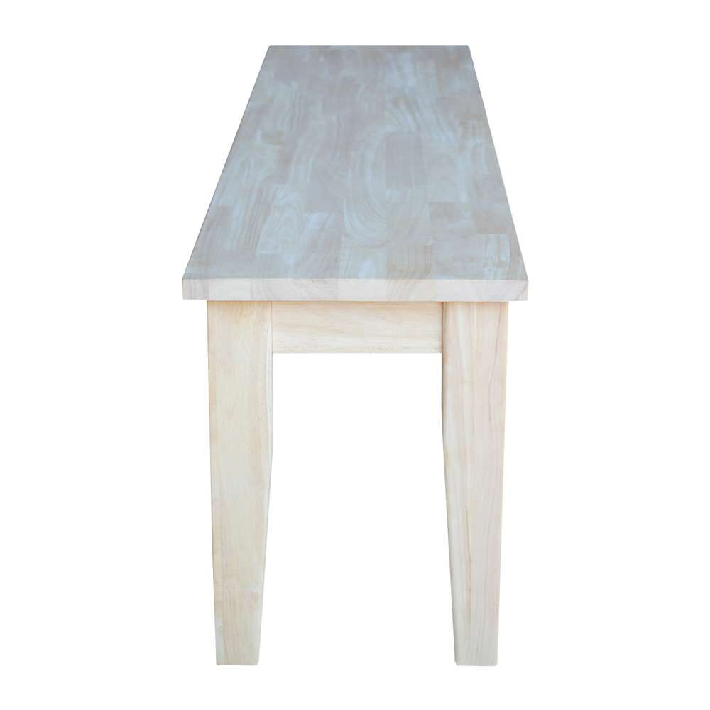 International Concepts - Shaker Style Bench - BE-60S veiw 4