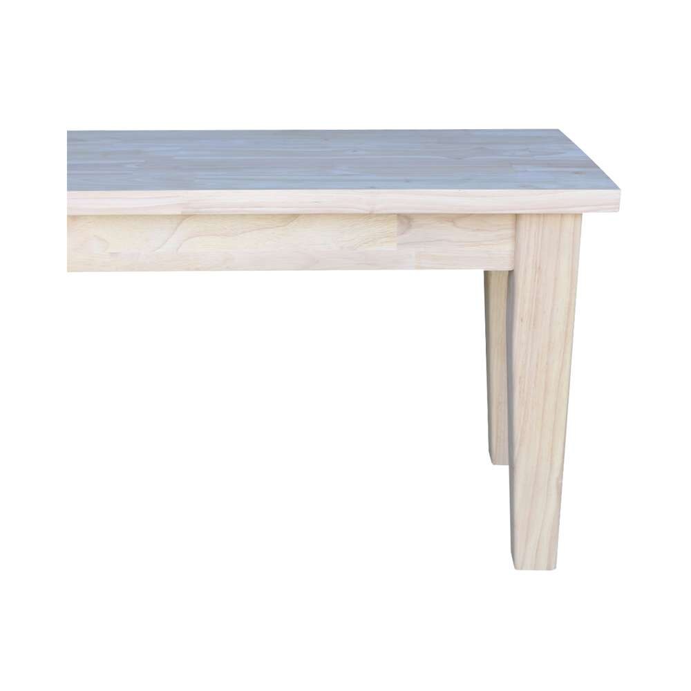International Concepts - Shaker Style Bench - BE-72S veiw 3
