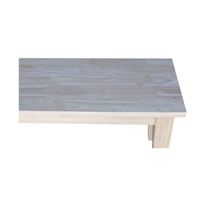 International Concepts - Shaker Style Bench - BE-72S veiw 5