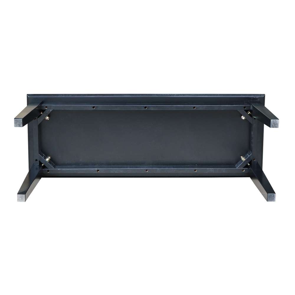 International Concepts - Shaker Styled Bench (RTA) in Black Finish - BE46-39 veiw 5