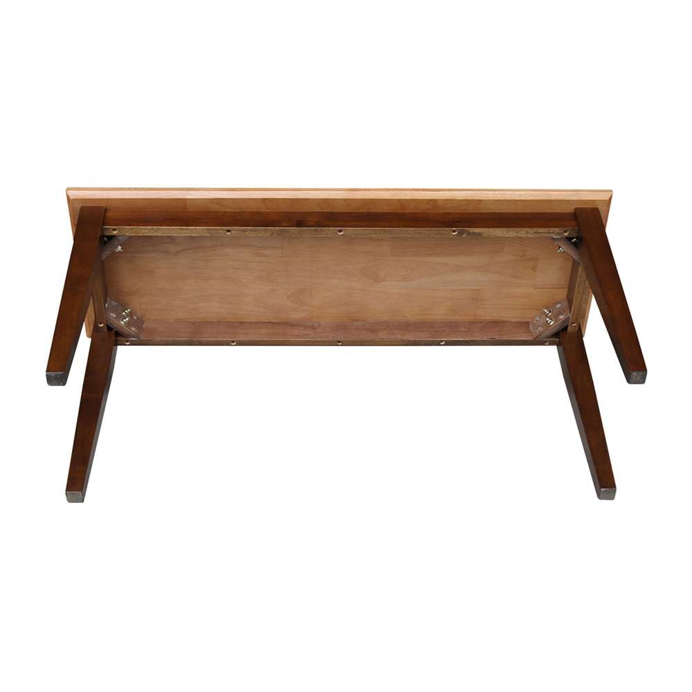 International Concepts - Shaker Styled Bench (RTA) in Cinnemon/Espresso Finish - BE58-39 veiw 5