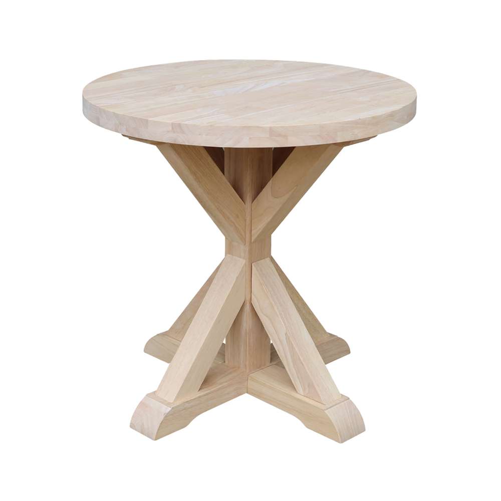 International Concepts - Sierra Round End Table - OT-3ER veiw 1