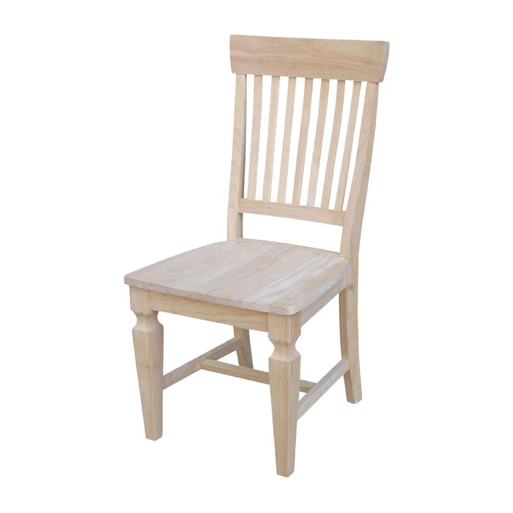 International Concepts - Slat Back Chair (Set of 2) - C-65P veiw 1