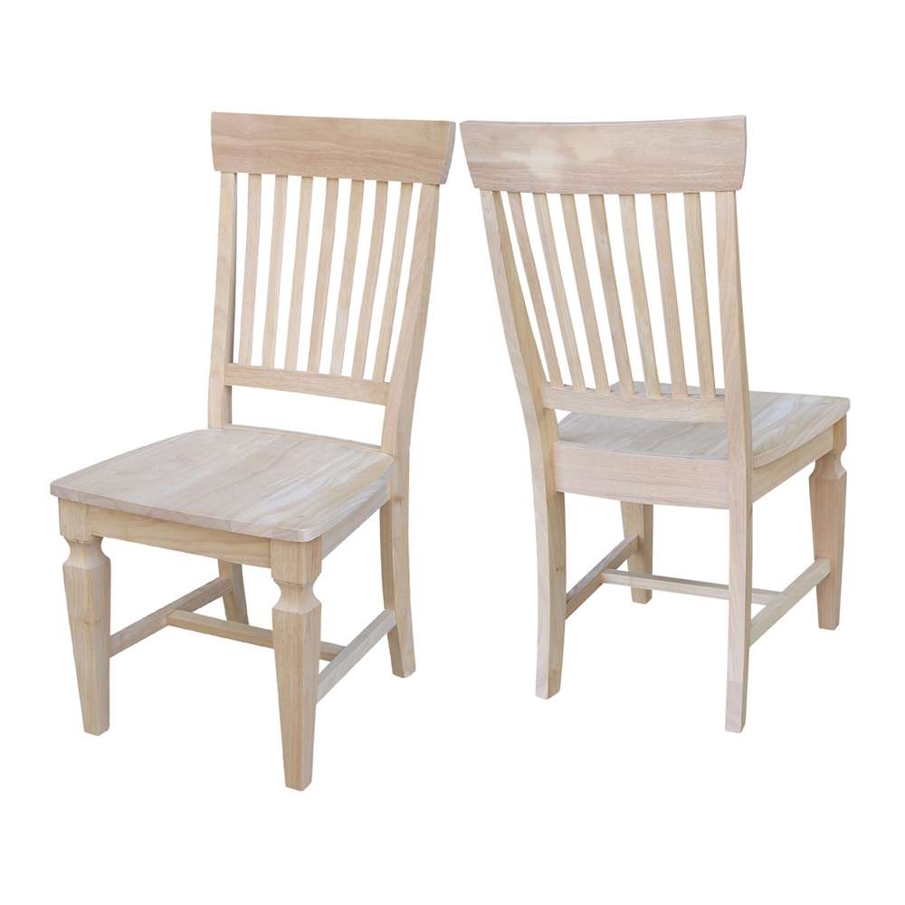 International Concepts - Slat Back Chair (Set of 2) - C-65P veiw 5