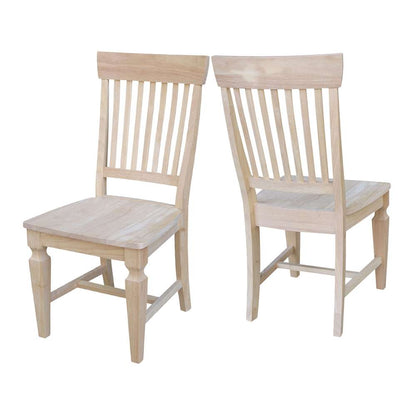 International Concepts - Slat Back Chair (Set of 2) - C-65P veiw 5