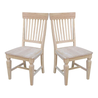 International Concepts - Slat Back Chair (Set of 2) - C-65P veiw 8