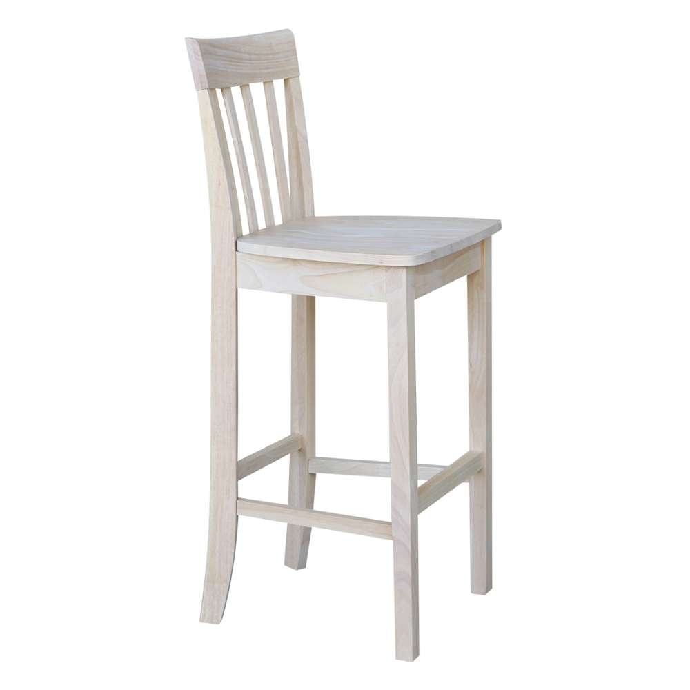 International Concepts - Slatback Bar Height Stool - 30inSH - S-3013 veiw 9