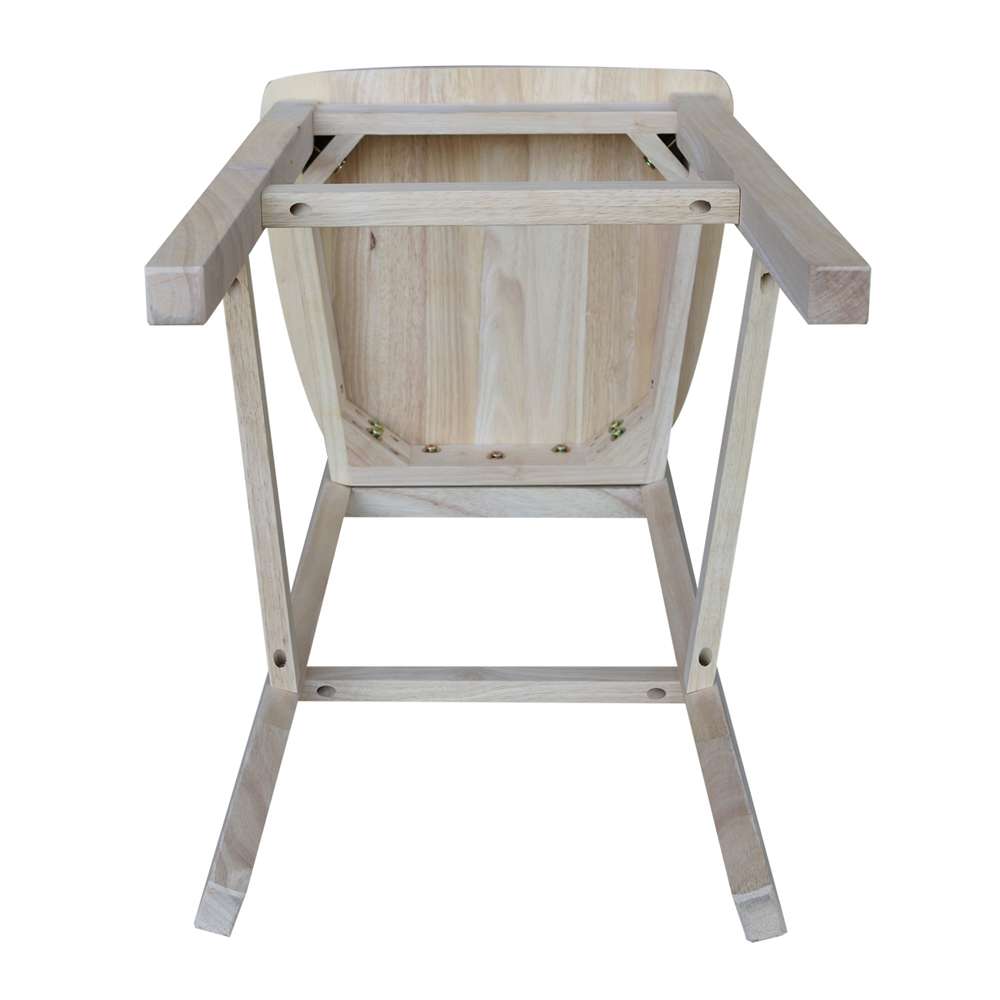 International Concepts - Slatback Bar Height Stool - 30inSH - S-3013 veiw 10