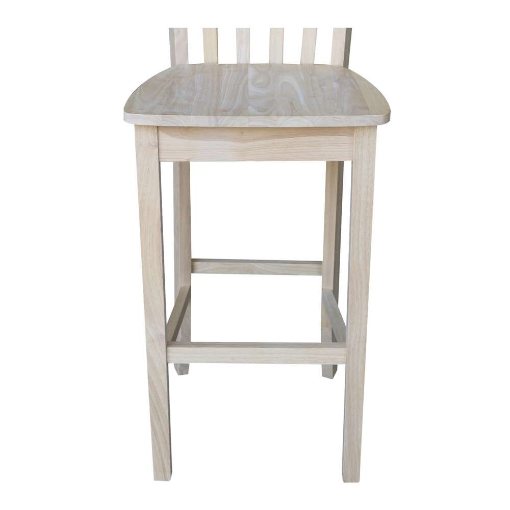 International Concepts - Slatback Bar Height Stool - 30inSH - S-3013 veiw 11