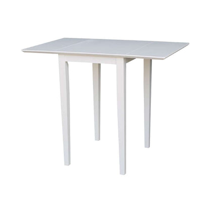 International Concepts - Small Dropleaf Table in White Finish - T08-2236D veiw 1