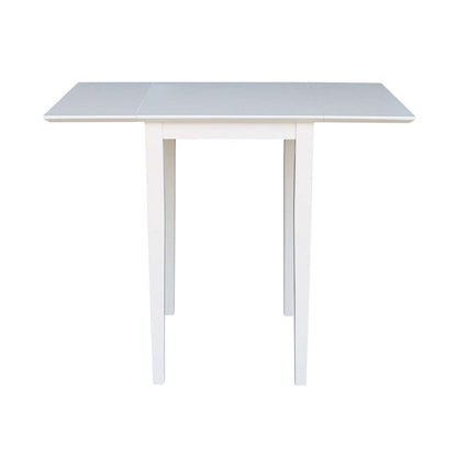 International Concepts - Small Dropleaf Table in White Finish - T08-2236D veiw 5