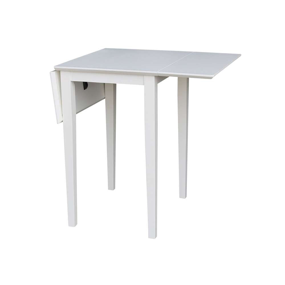 International Concepts - Small Dropleaf Table in White Finish - T08-2236D veiw 6