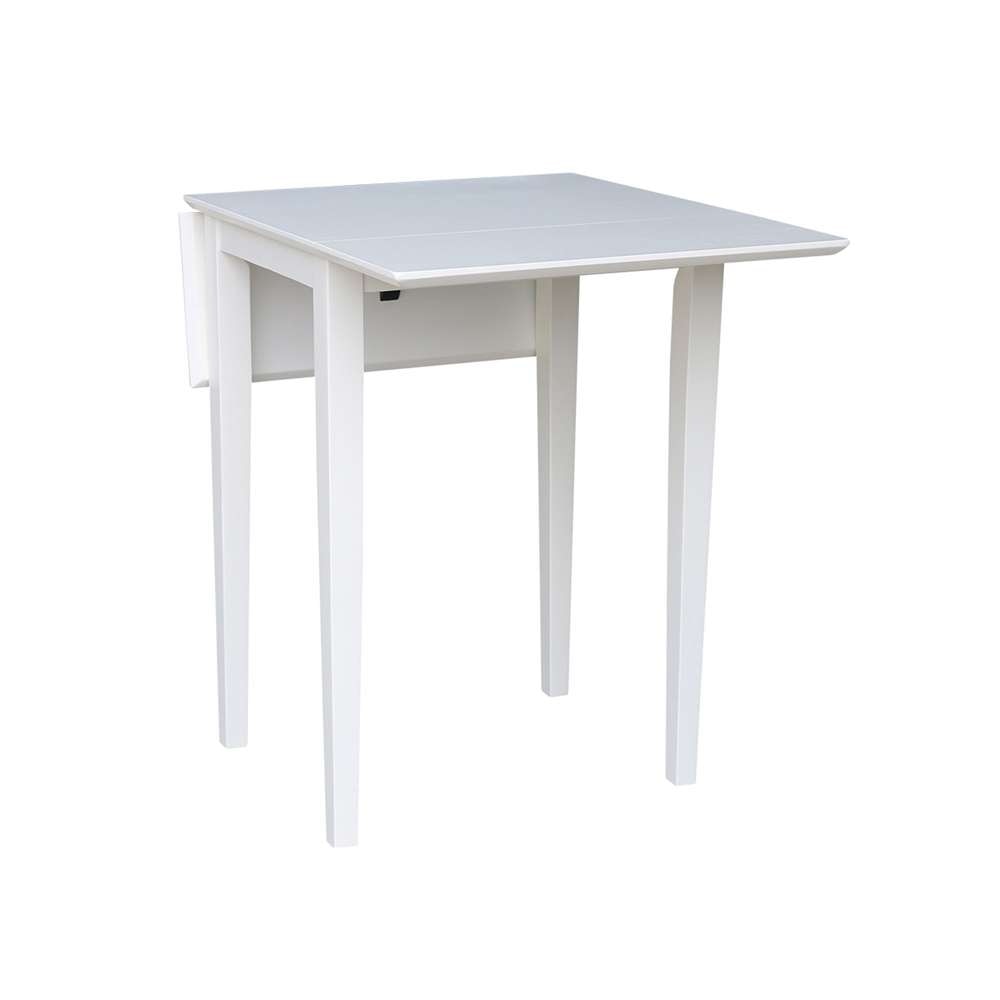 International Concepts - Small Dropleaf Table in White Finish - T08-2236D veiw 7