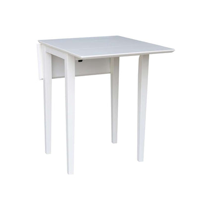 International Concepts - Small Dropleaf Table in White Finish - T08-2236D veiw 7
