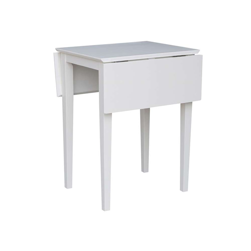 International Concepts - Small Dropleaf Table in White Finish - T08-2236D veiw 8