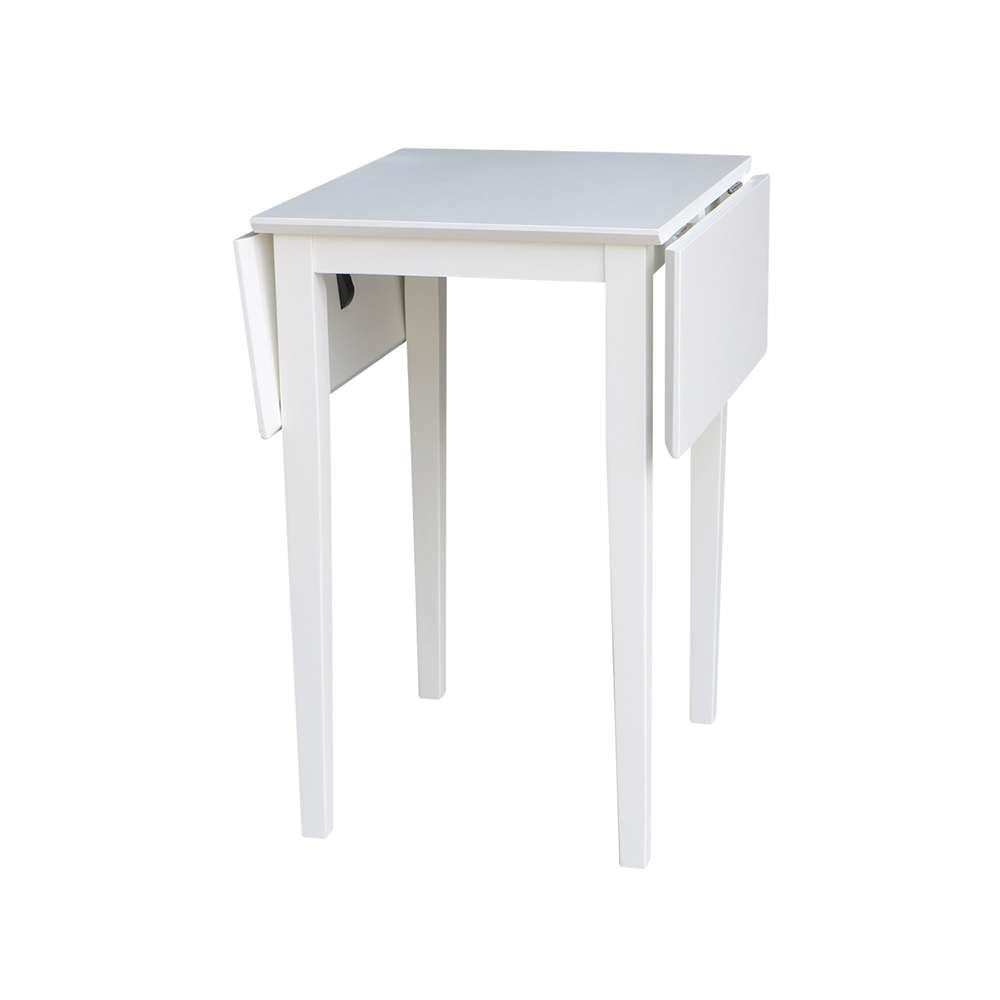 International Concepts - Small Dropleaf Table in White Finish - T08-2236D veiw 10