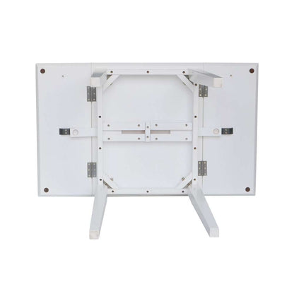 International Concepts - Small Dropleaf Table in White Finish - T08-2236D veiw 11