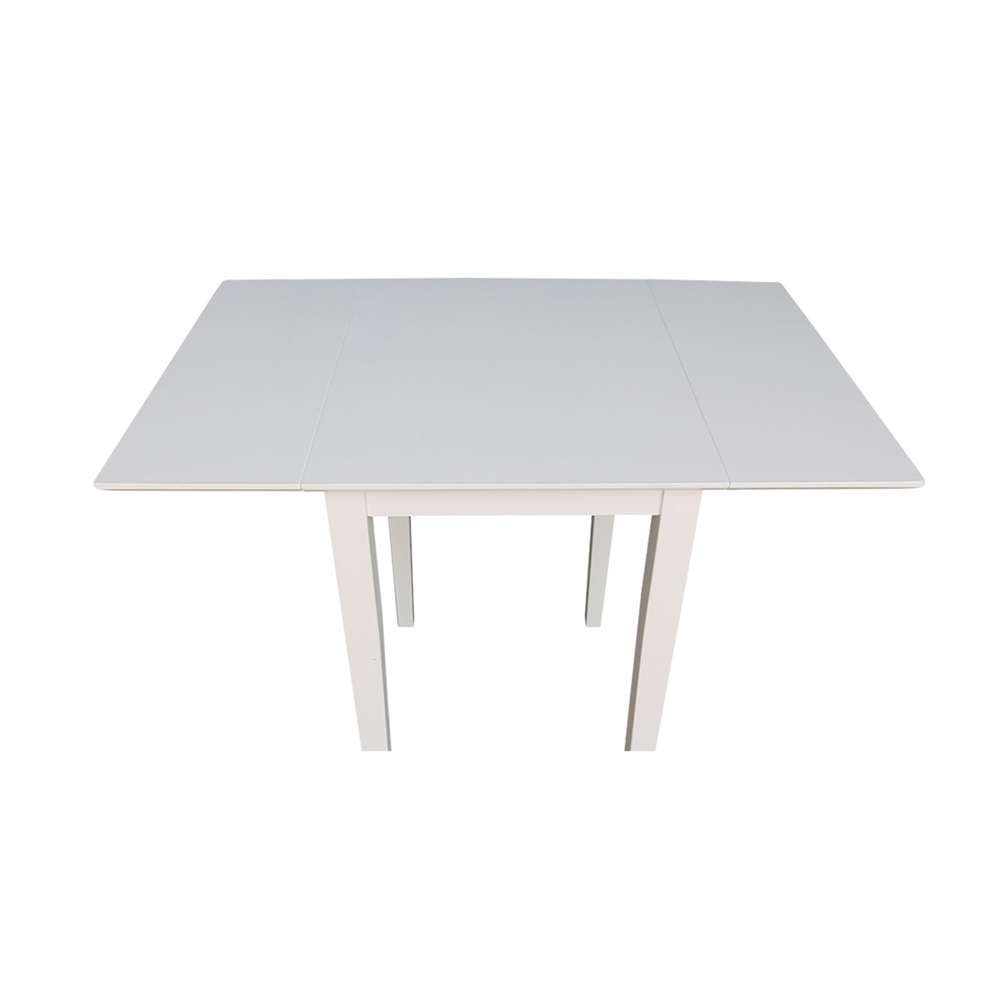 International Concepts - Small Dropleaf Table in White Finish - T08-2236D veiw 12