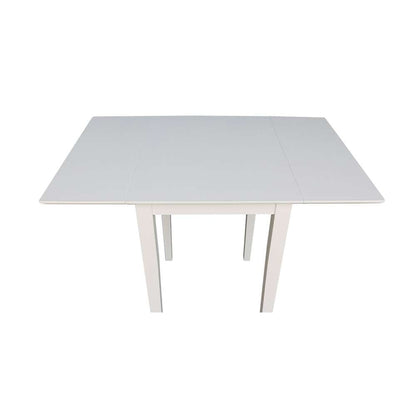 International Concepts - Small Dropleaf Table in White Finish - T08-2236D veiw 12