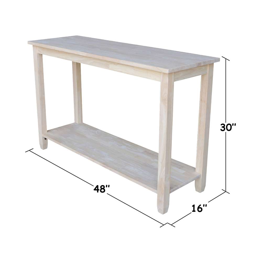 International Concepts - Solano Console - Server Table - OT-6S veiw 2