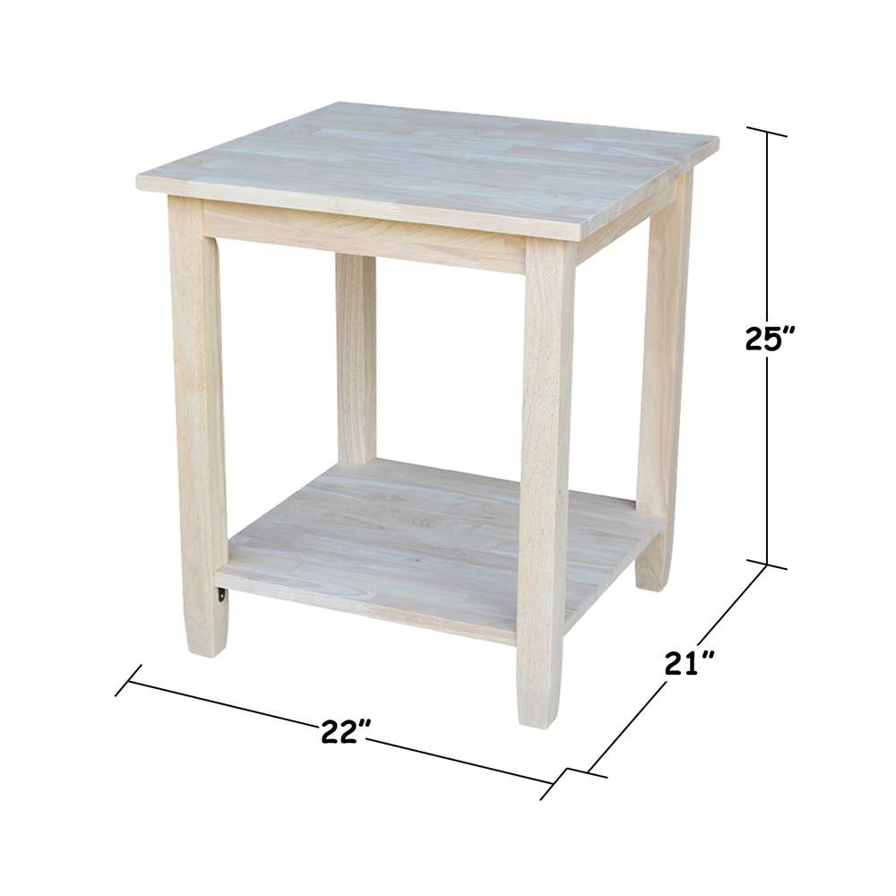 International Concepts - Solano End Table - OT-6E veiw 2