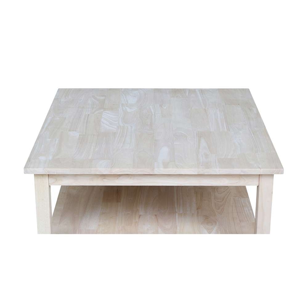 International Concepts - Solano Square Coffee Table - OT-6SC veiw 5