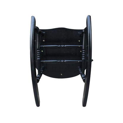 International Concepts - Solid Wood Rocker (RTA) in Antique Black Finish - R37-120 veiw 9