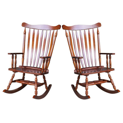 International Concepts - Solid Wood Rocker (RTA) in Cherry Finish - R06-120 veiw 8