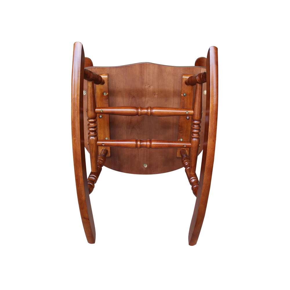 International Concepts - Solid Wood Rocker (RTA) in Cherry Finish - R06-120 veiw 9