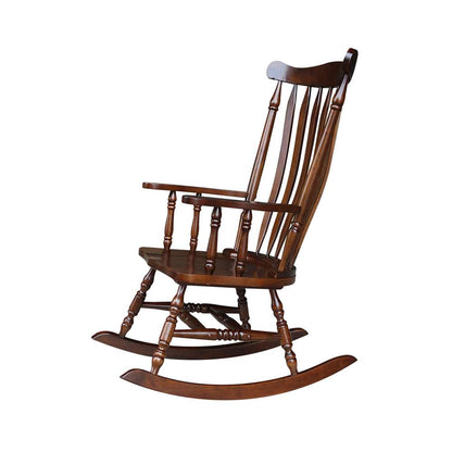 International Concepts - Solid Wood Rocker (RTA) in Espresso Finish - R581-120 veiw 7