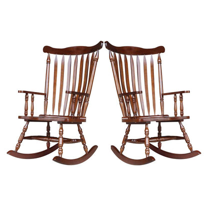 International Concepts - Solid Wood Rocker (RTA) in Espresso Finish - R581-120 veiw 8