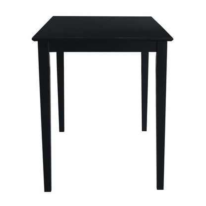International Concepts - Solid Wood Top Table - Shaker Legs in Black Finish - K46-3048-36S veiw 4