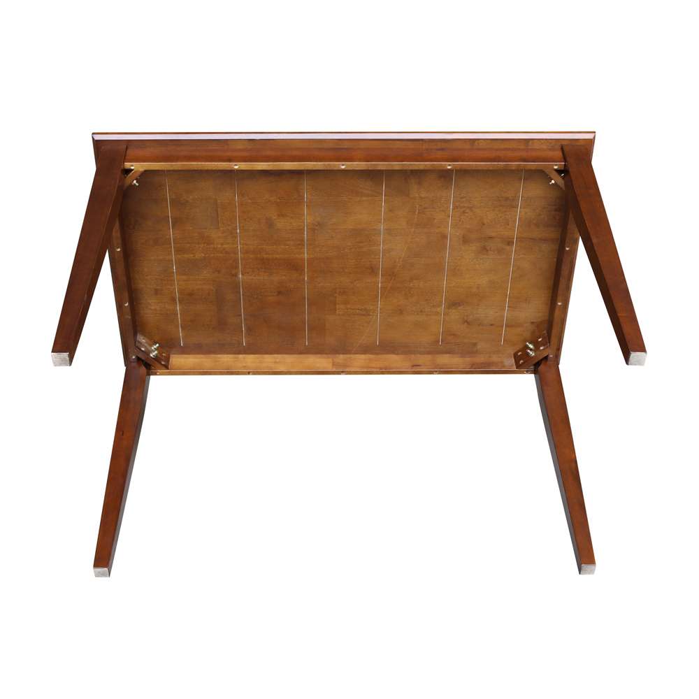 International Concepts - Solid Wood Top Table - Shaker Legs in Espresso Finish - K581-3048-30S veiw 4