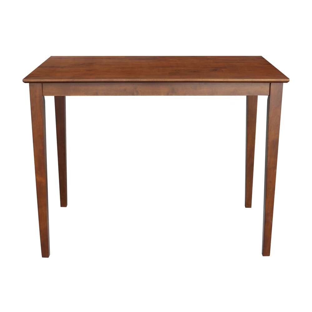 International Concepts - Solid Wood Top Table - Shaker Legs in Espresso Finish - K581-3048-36S veiw 3