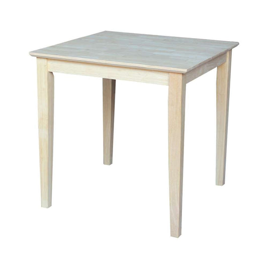 International Concepts - Solid Wood Top Table - Shaker Legs - K-3030-30S veiw 1
